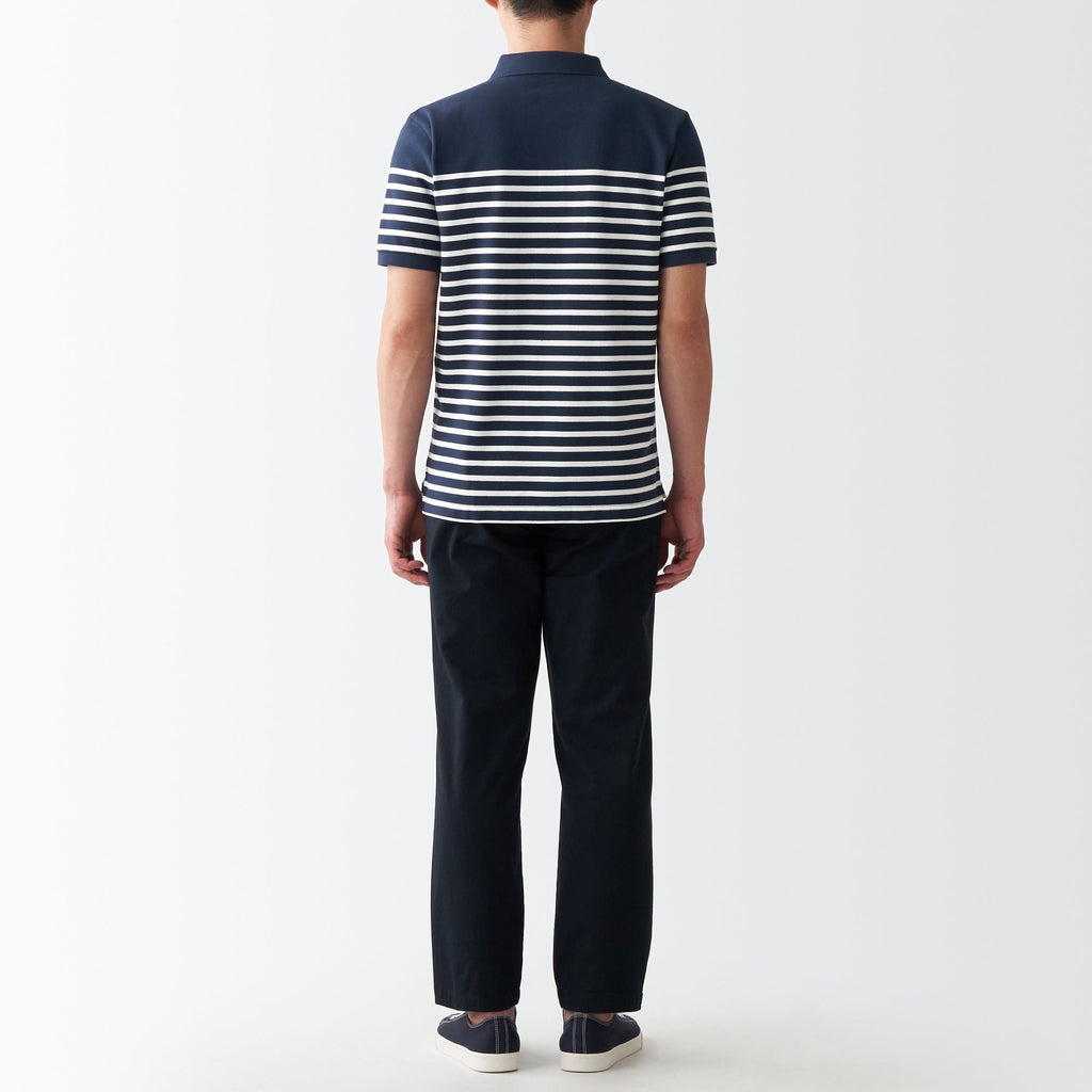 Men's Washed Pique Polo Shirt