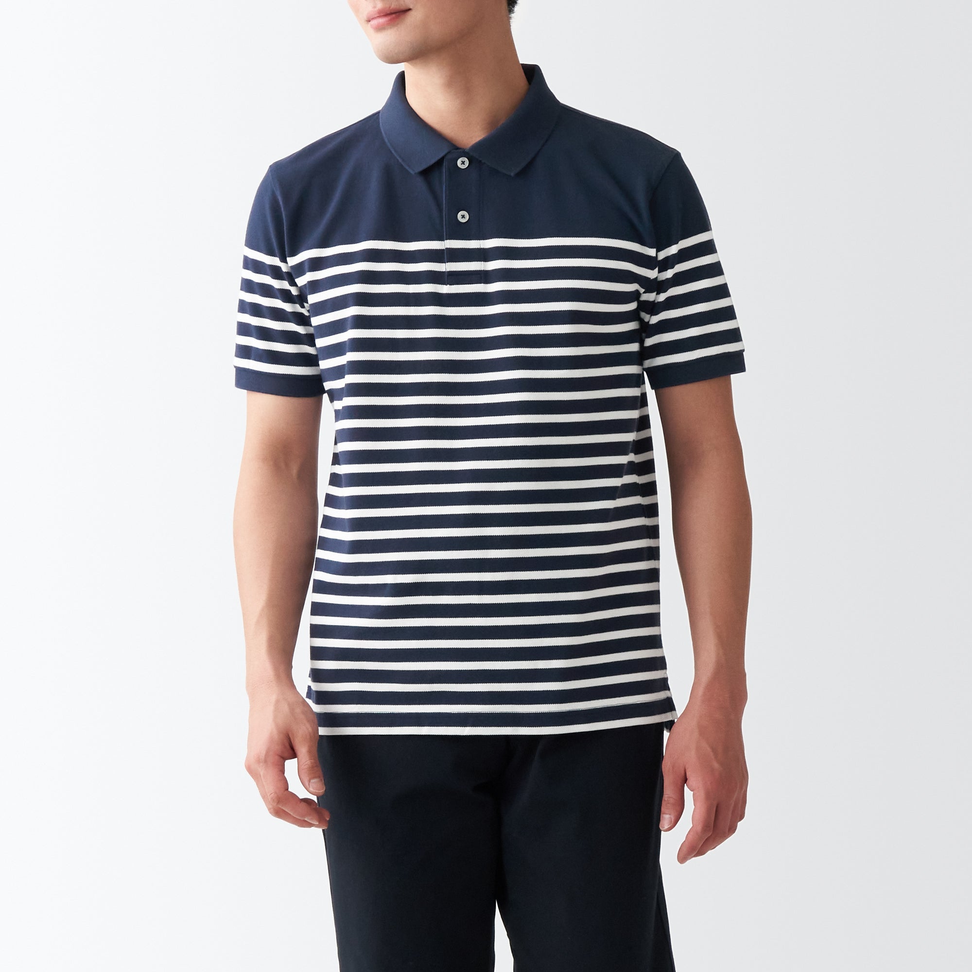 Men's Washed Pique Polo Shirt