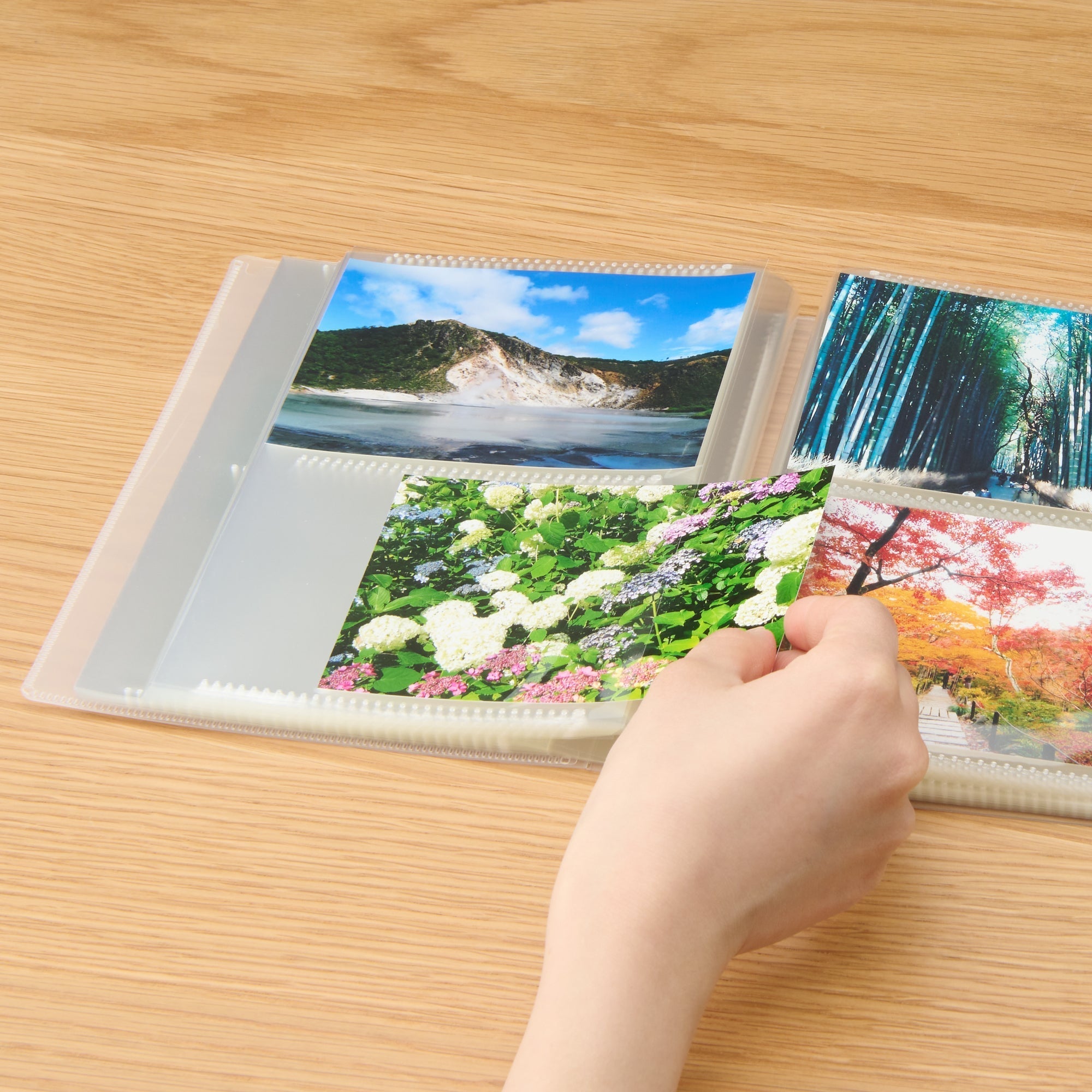 Polypropylene High Transparency Photo Album 2 Rows