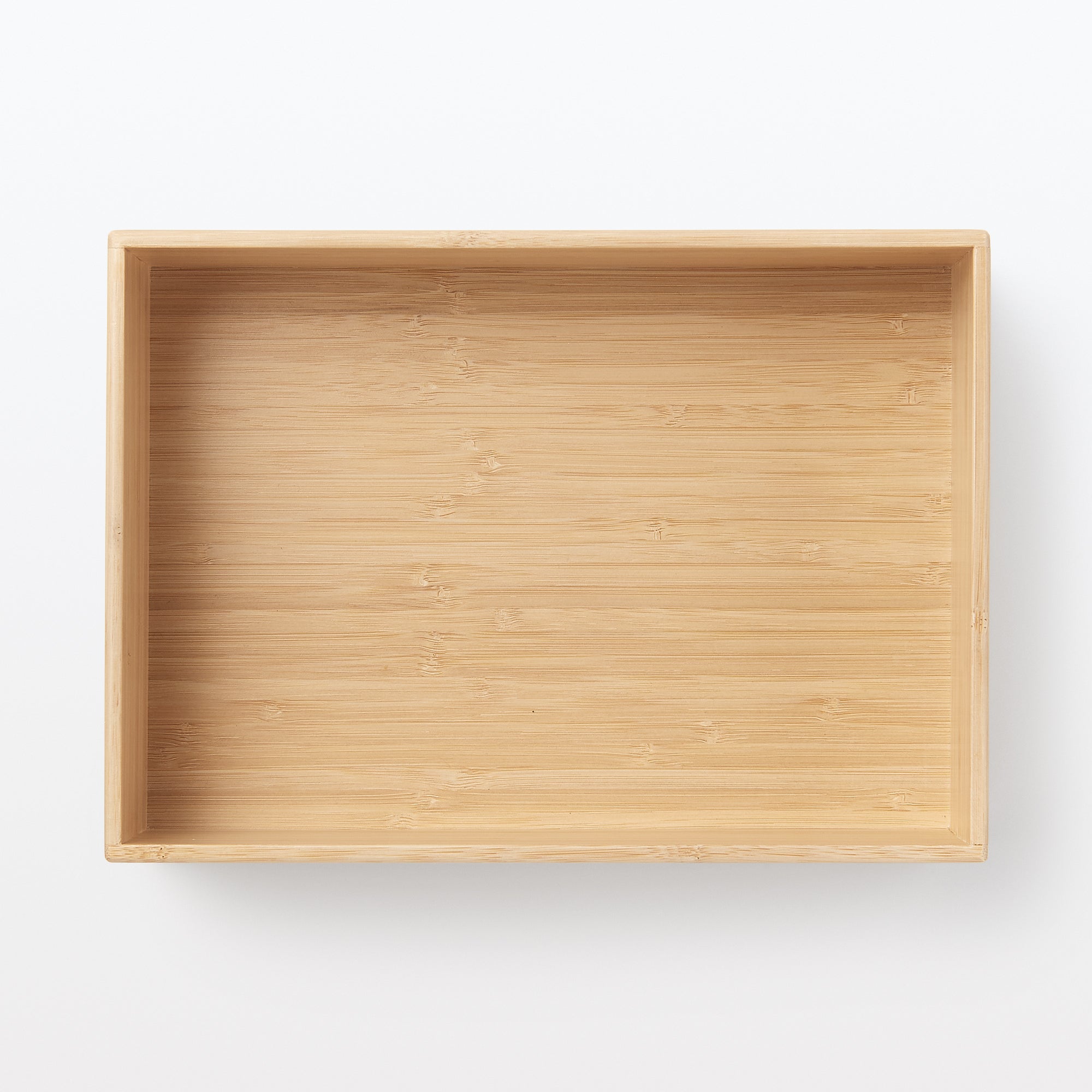 Stackable Bamboo Box - Half - Small W10.2 x D7.3 x H3.3