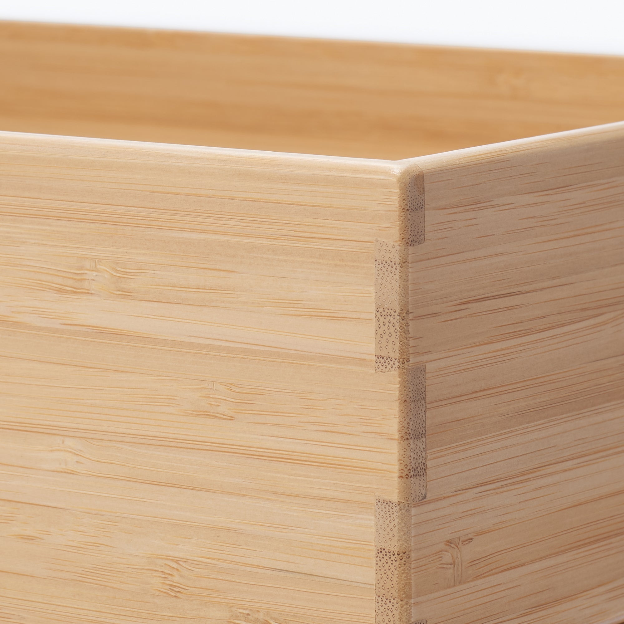 Stackable Bamboo Box - Half - Small W10.2 x D7.3 x H3.3
