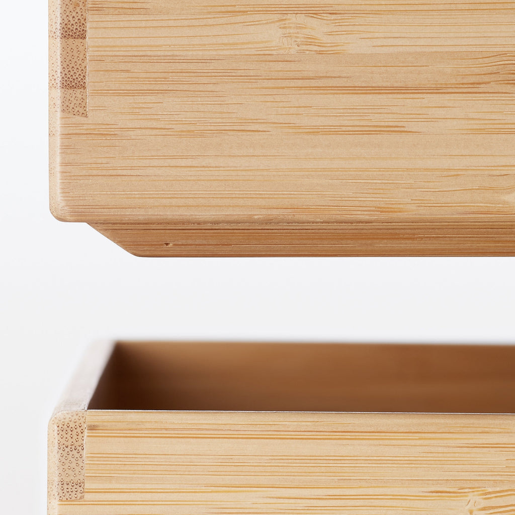 Stackable Bamboo Box - Large W14.6 x D10.2 x H9.6