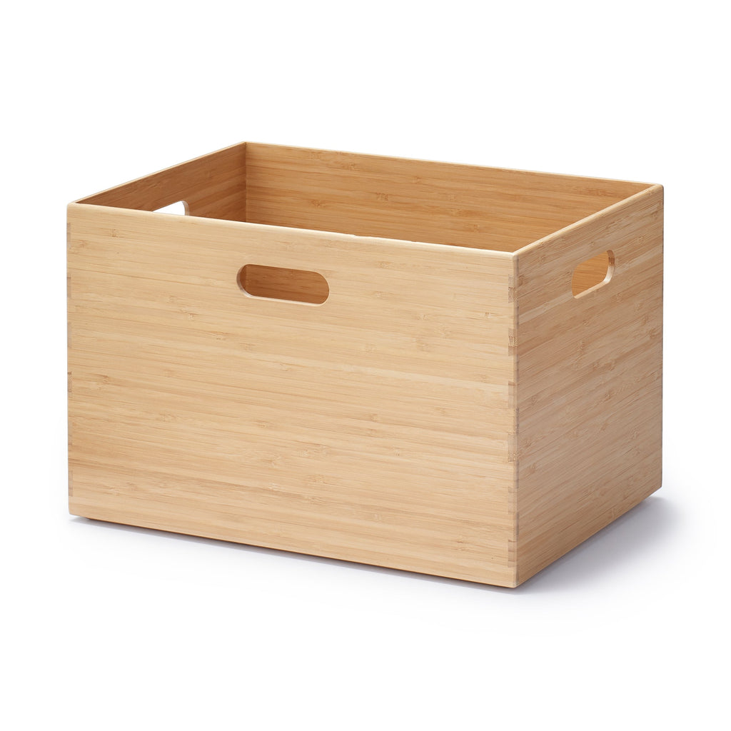 Stackable Bamboo Box - Large W14.6 x D10.2 x H9.6