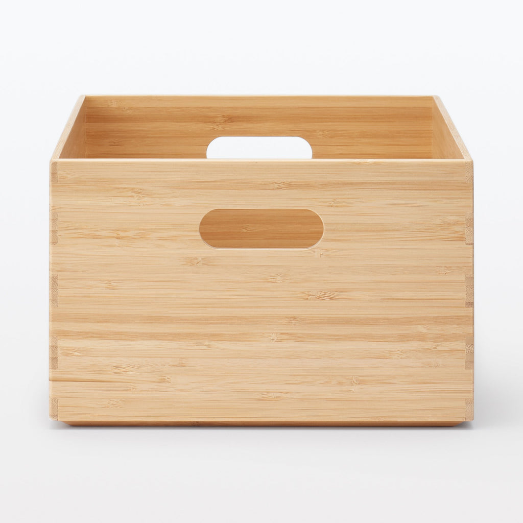 Stackable Bamboo Box - Medium W14.6 x D10.2 x H6.5