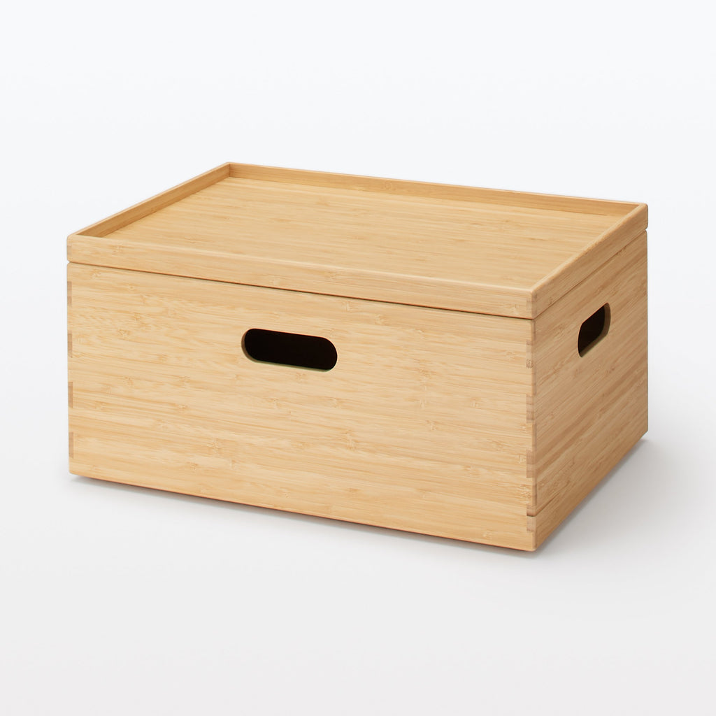 Stackable Bamboo Box - Medium W14.6 x D10.2 x H6.5