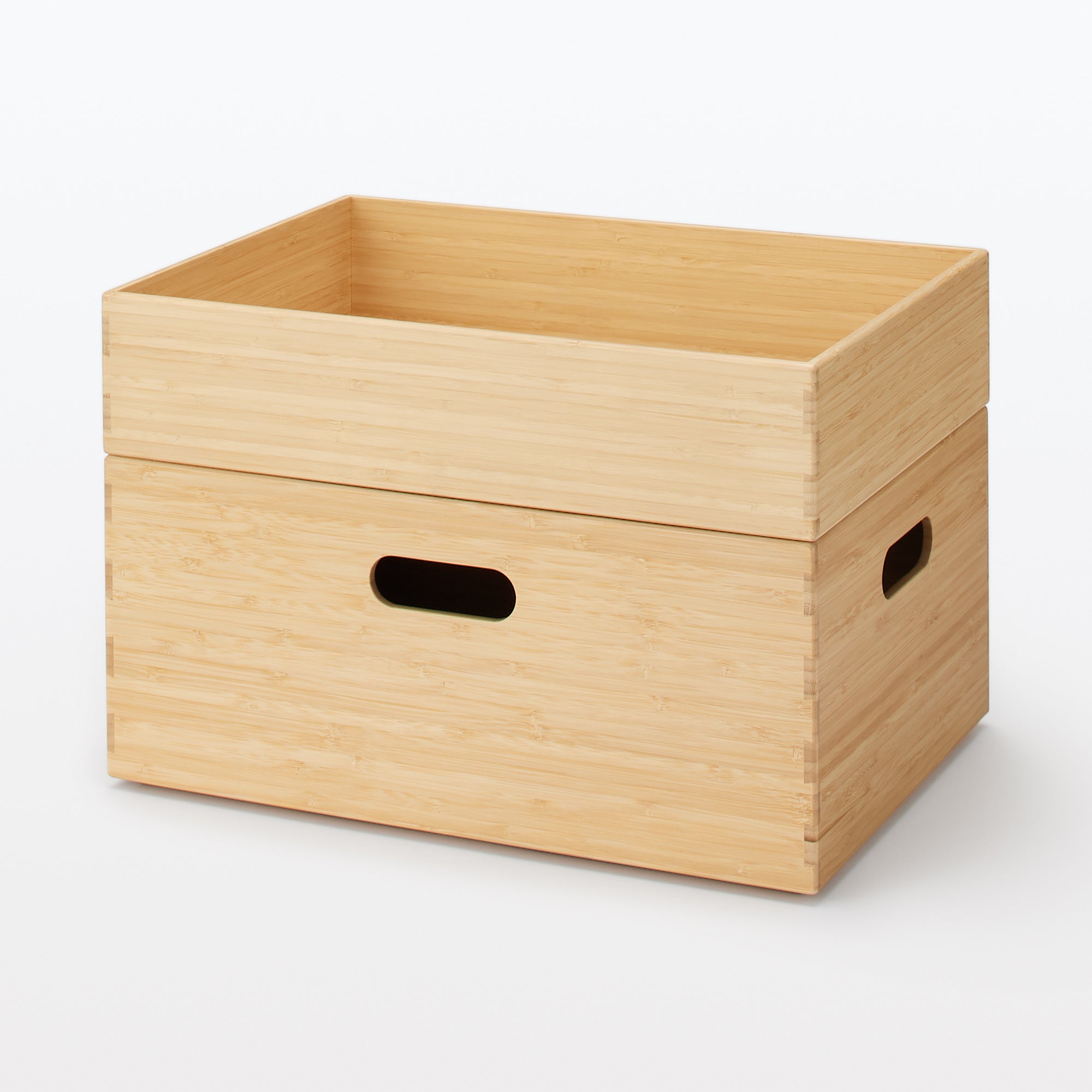 Stackable Bamboo Box - Medium W14.6 x D10.2 x H6.5