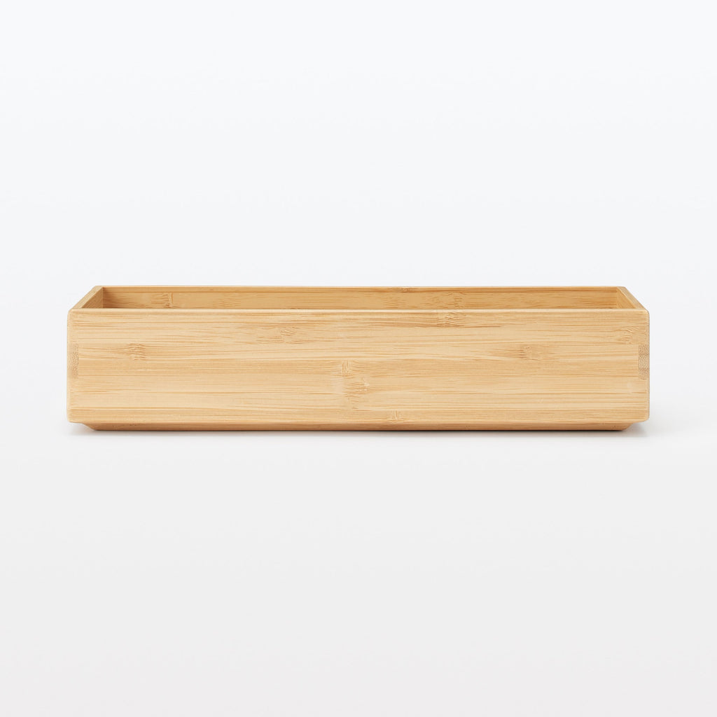Stackable Bamboo Organizer Box - Small W3.3 x D10.2 x H2.2