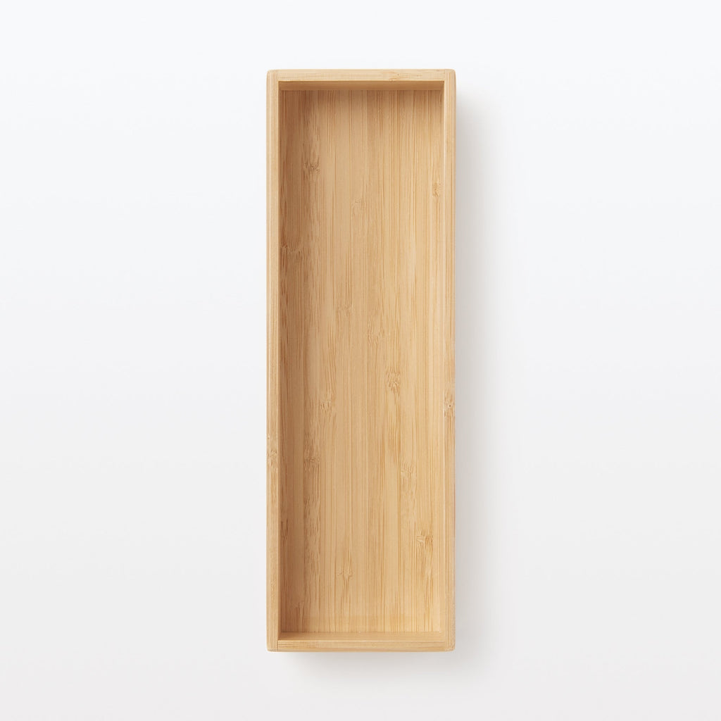 Stackable Bamboo Organizer Box - Small W3.3 x D10.2 x H2.2