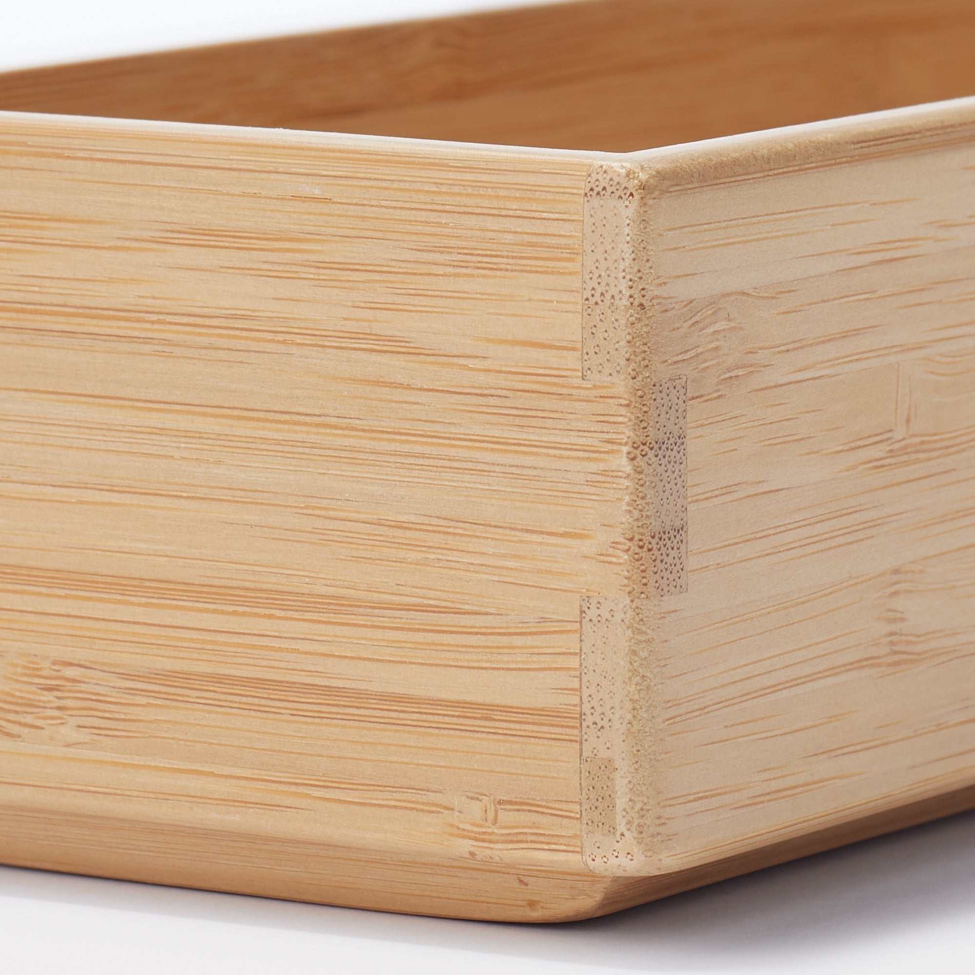 Stackable Bamboo Organizer Box - Small W3.3 x D10.2 x H2.2