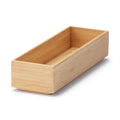 Stackable Bamboo Organizer Box - Small W3.3 x D10.2 x H2.2
