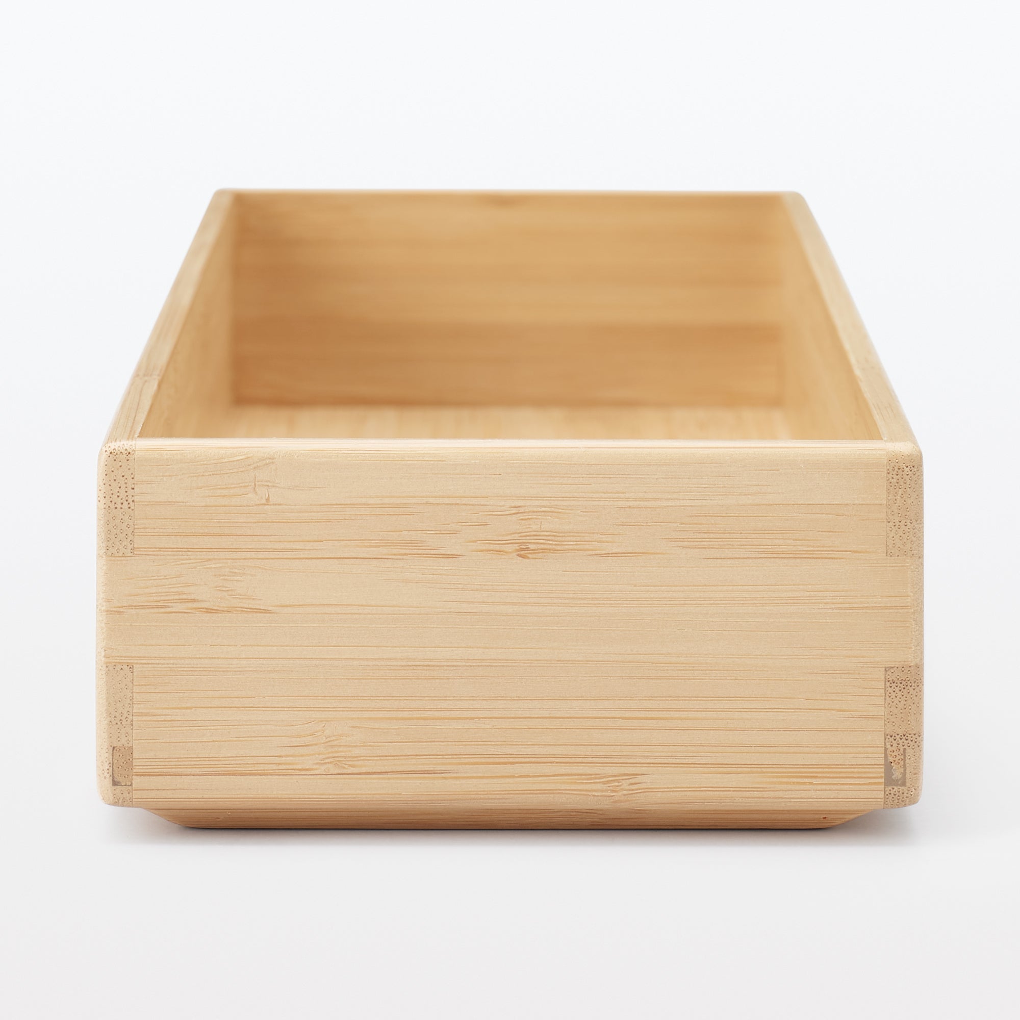Stackable Bamboo Organizer Box - Large W4.5 x D13.4 x H2.2