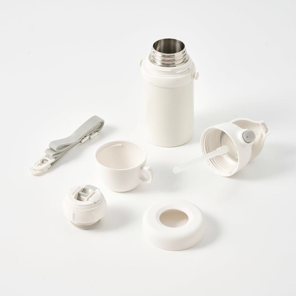 Stainless Steel Insulated Bottle with Two Lids