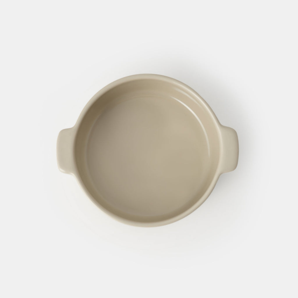 Stoneware Mini Cocotte Bowl Dia. 6.2 - Gray Beige