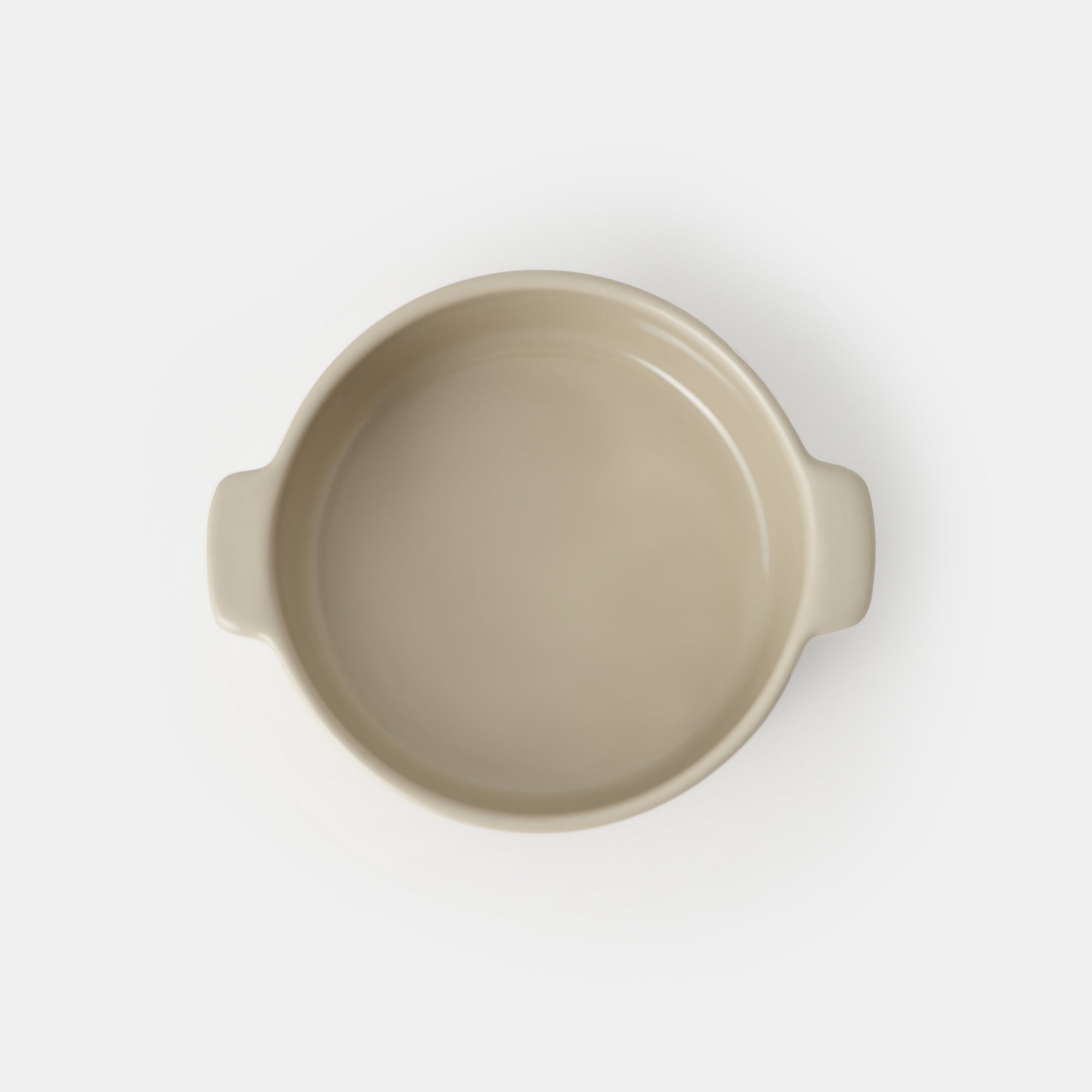 Stoneware Mini Cocotte Bowl Dia. 6.2 - Gray Beige