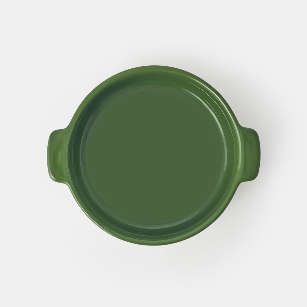 Stoneware Mini Cocotte Bowl Dia. 6.2 - Green