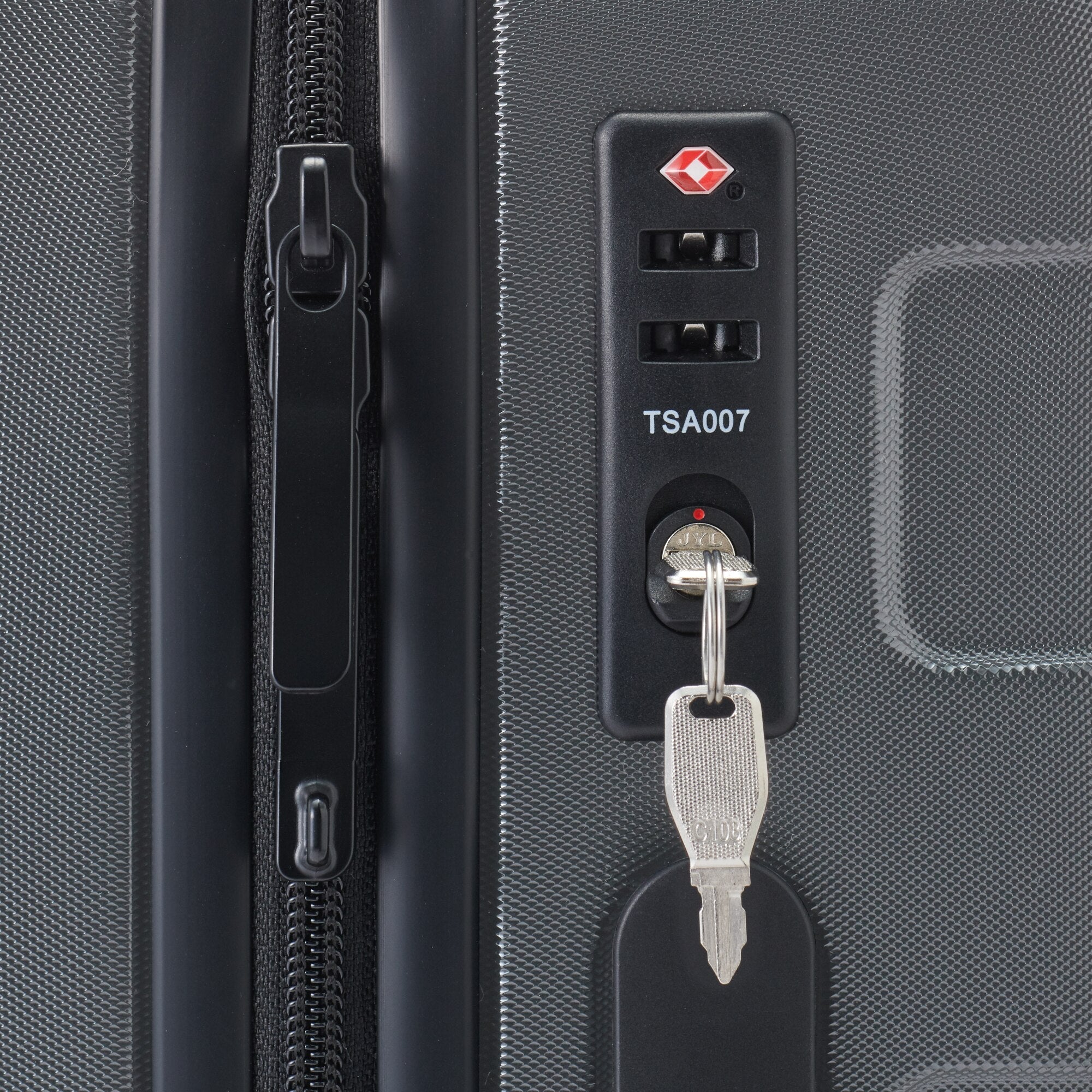 Adjustable Handle Hard Shell Suitcase 36L | Carry-On