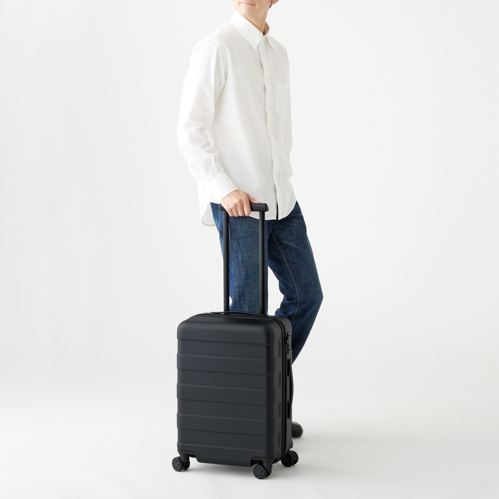 Adjustable Handle Hard Shell Suitcase 36L | Carry-On