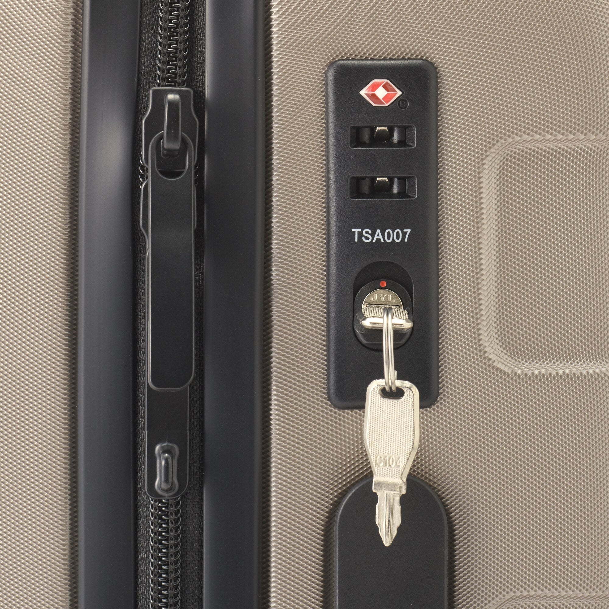 Adjustable Handle Hard Shell Suitcase 36L | Carry-On