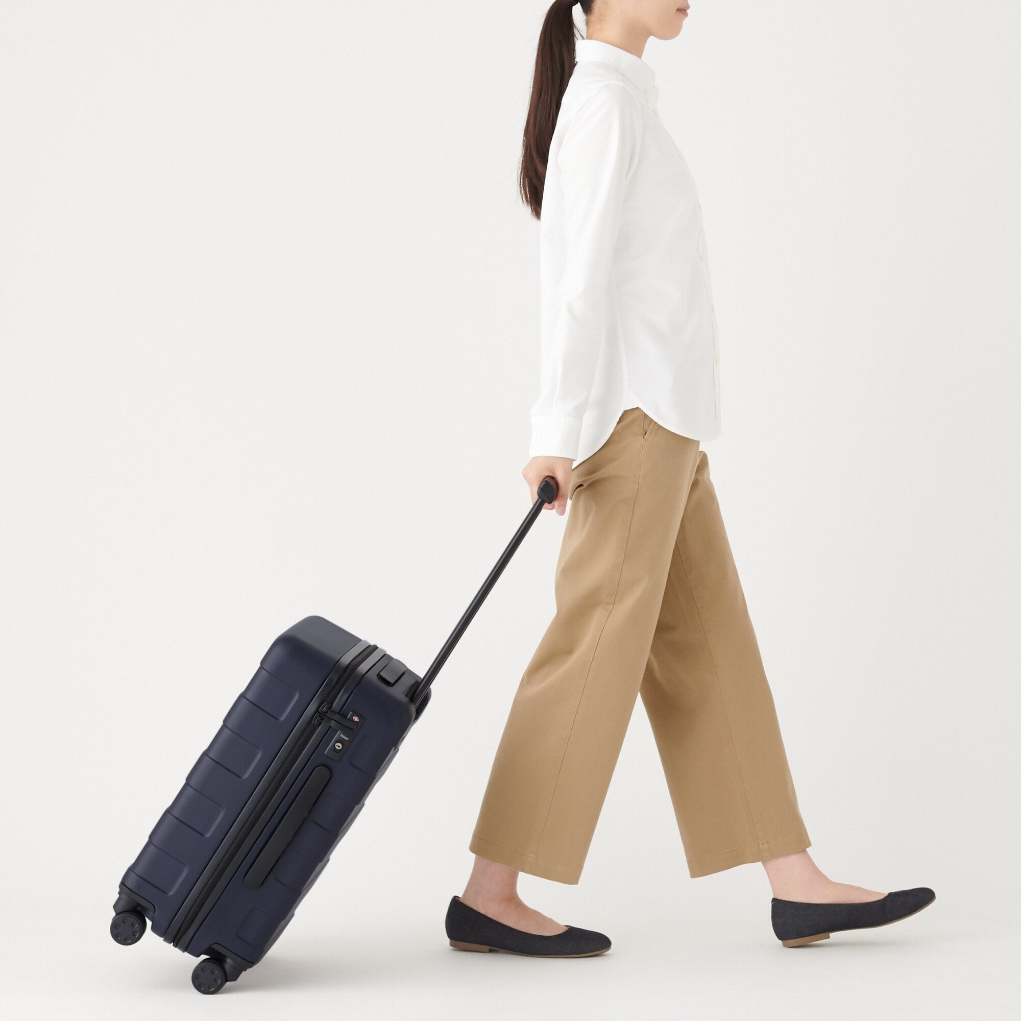 Adjustable Handle Hard Shell Suitcase 36L | Carry-On
