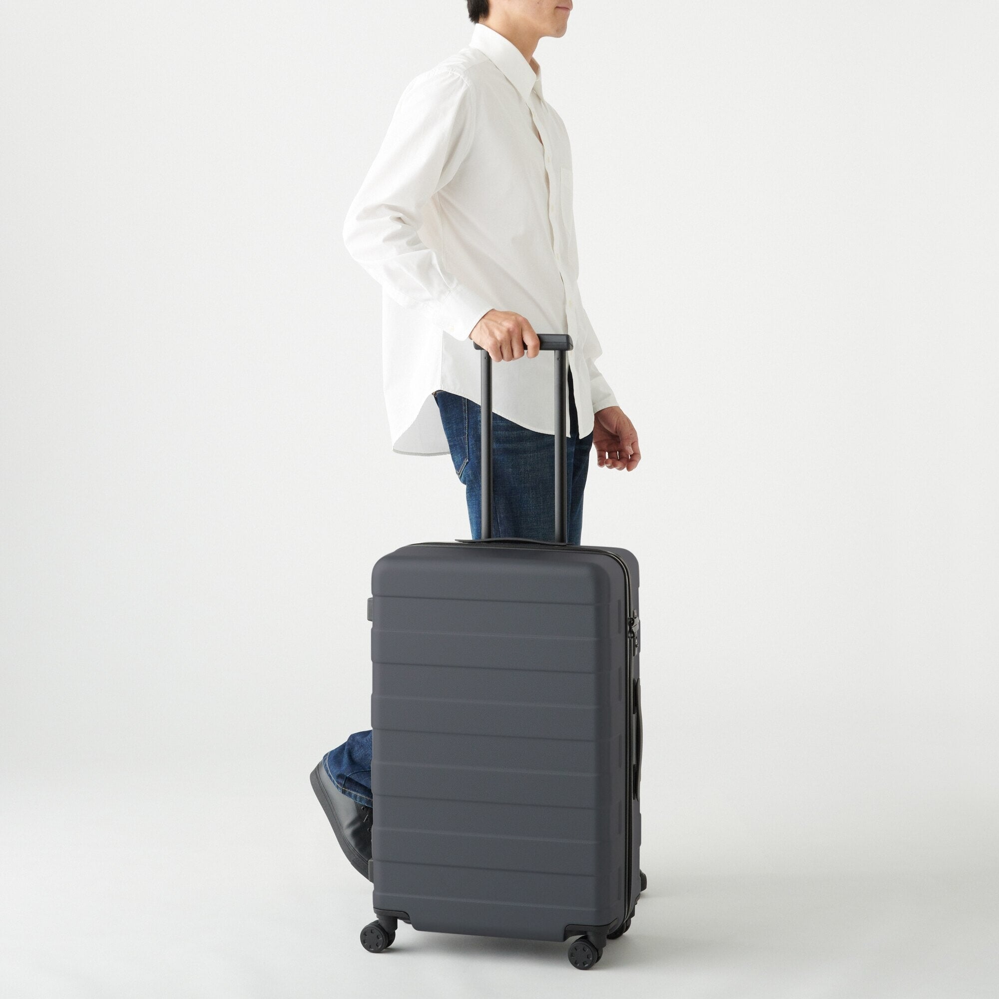 Adjustable Handle Hard Shell Suitcase 63L | Check-In