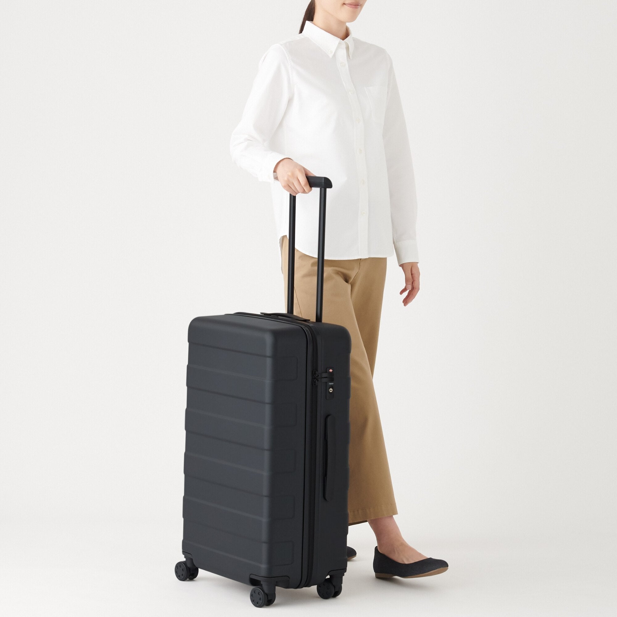 Adjustable Handle Hard Shell Suitcase 63L | Check-In