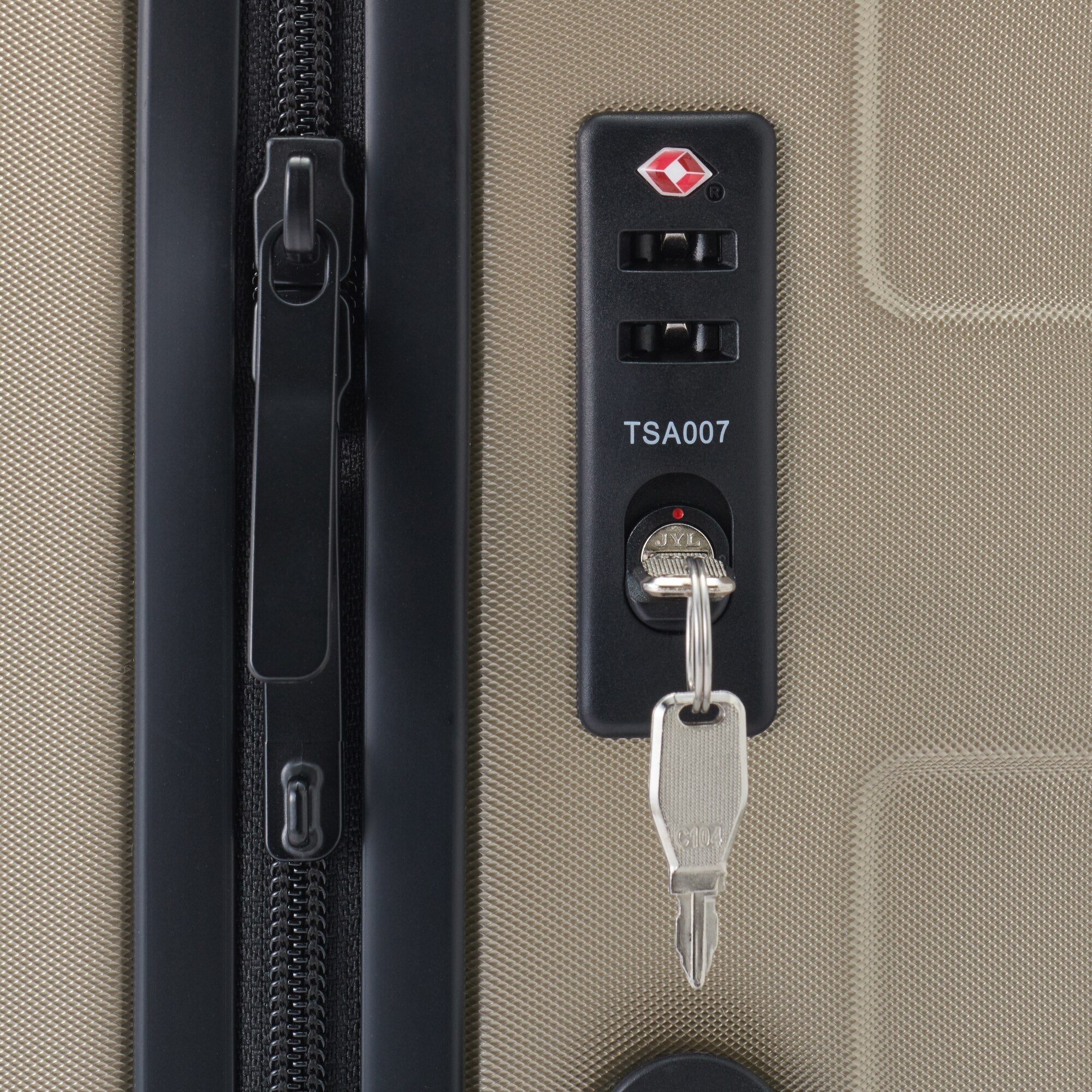Adjustable Handle Hard Shell Suitcase 63L | Check-In