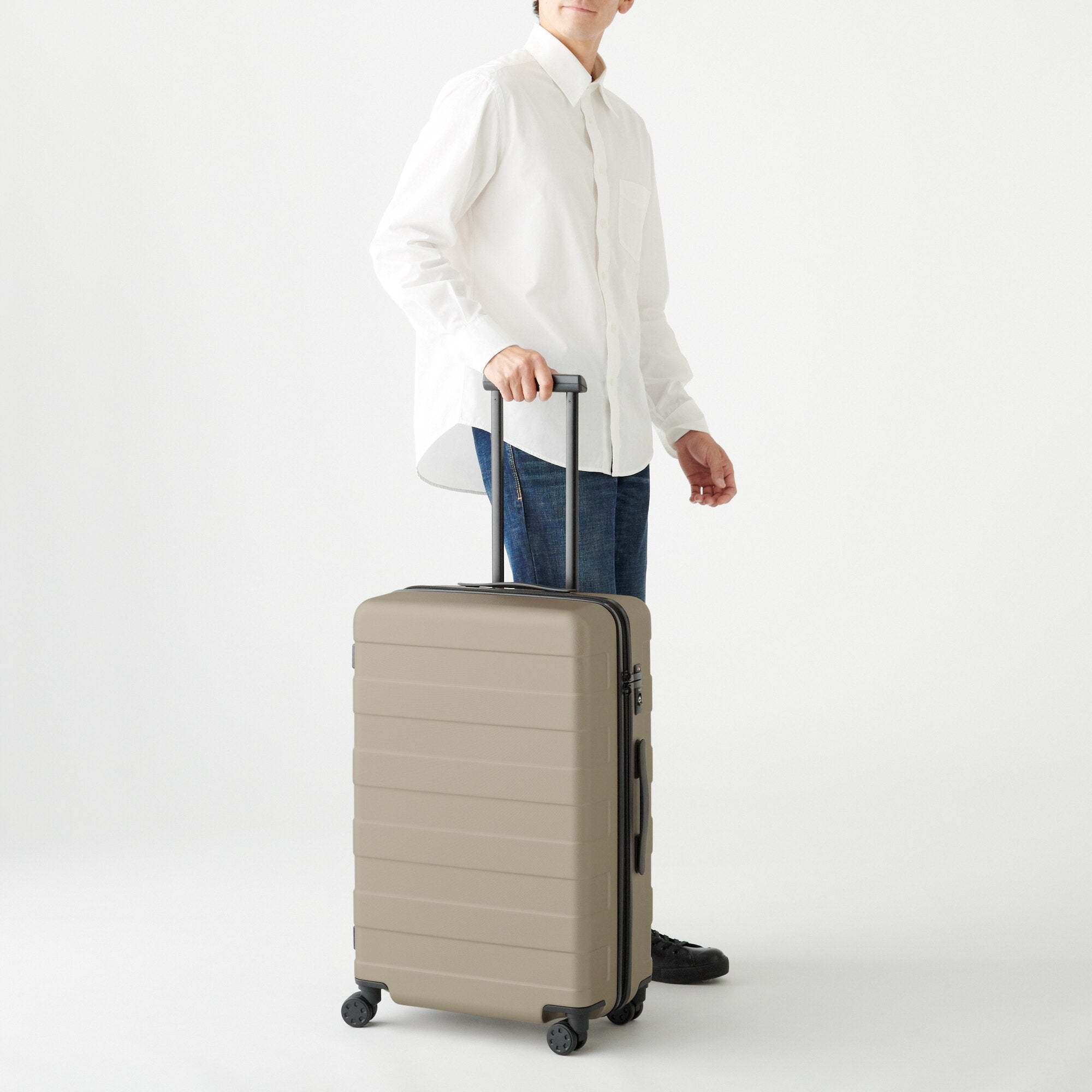 Adjustable Handle Hard Shell Suitcase 63L | Check-In
