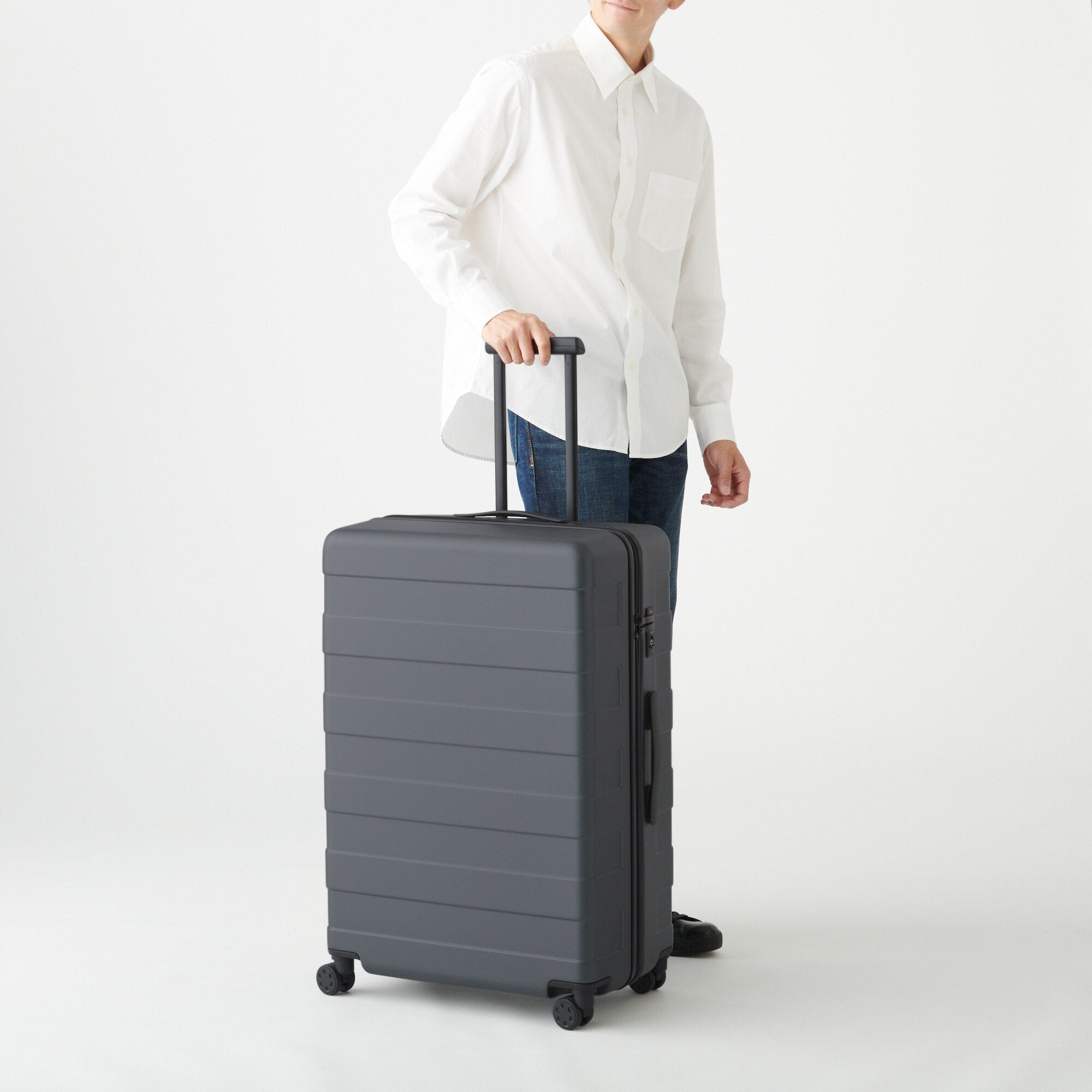 Adjustable Handle Hard Shell Suitcase 105L | Check-In