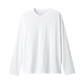 Men's Washed Jersey Long Sleeves Crew Neck T-Shirt
