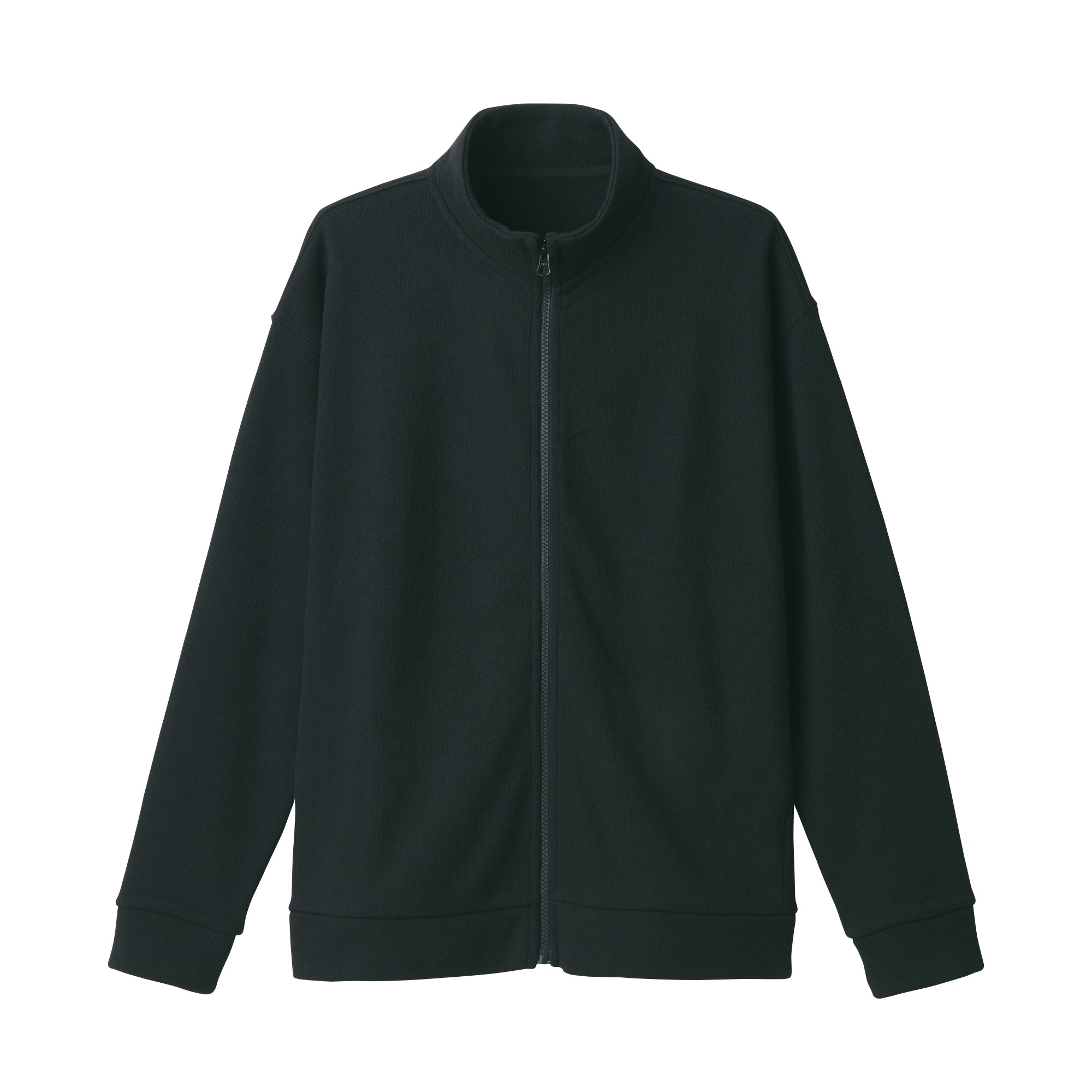 Men's Knit Fleece Stand Collar Jacket