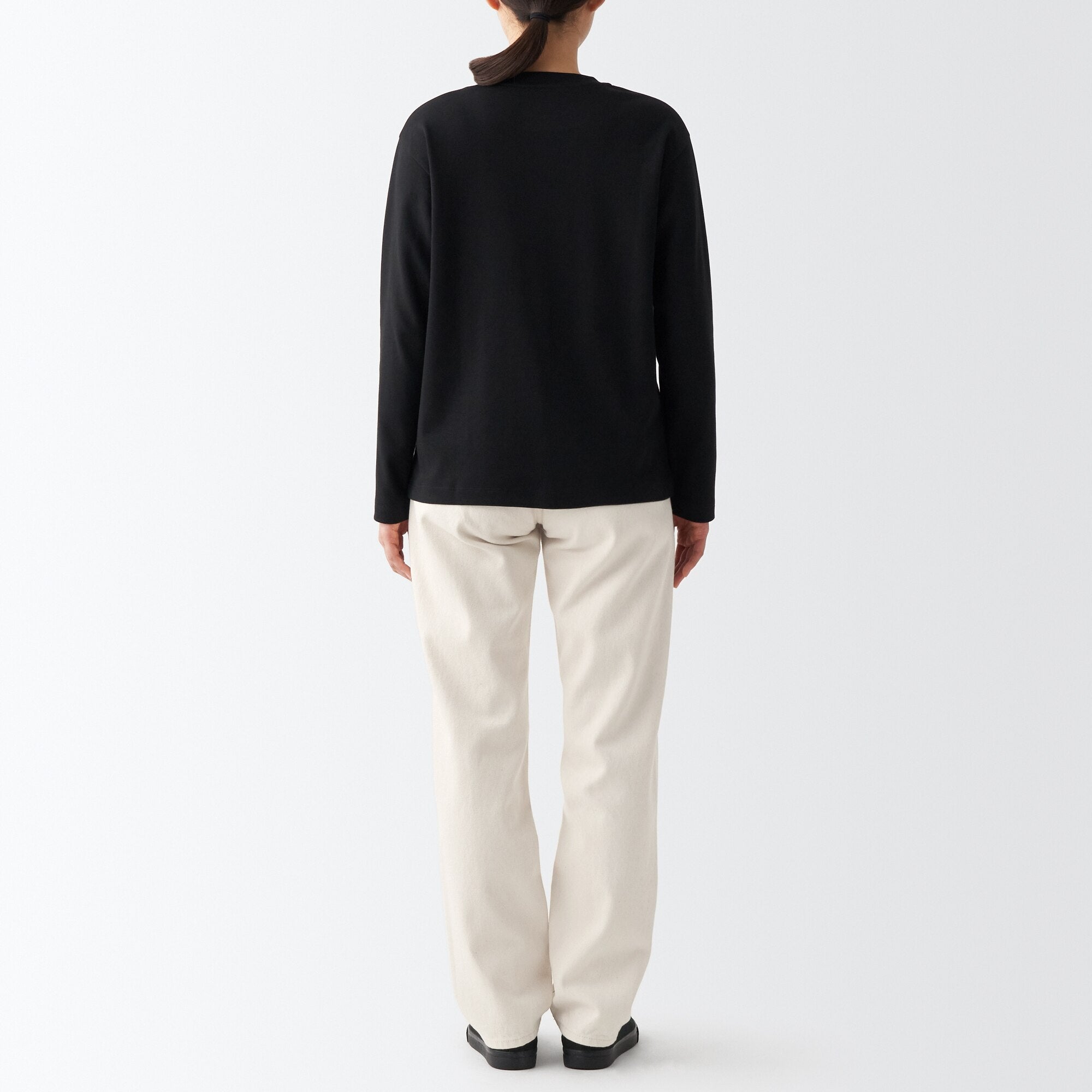 Women's Denim Regular Pants (L 30inch / 77cm)