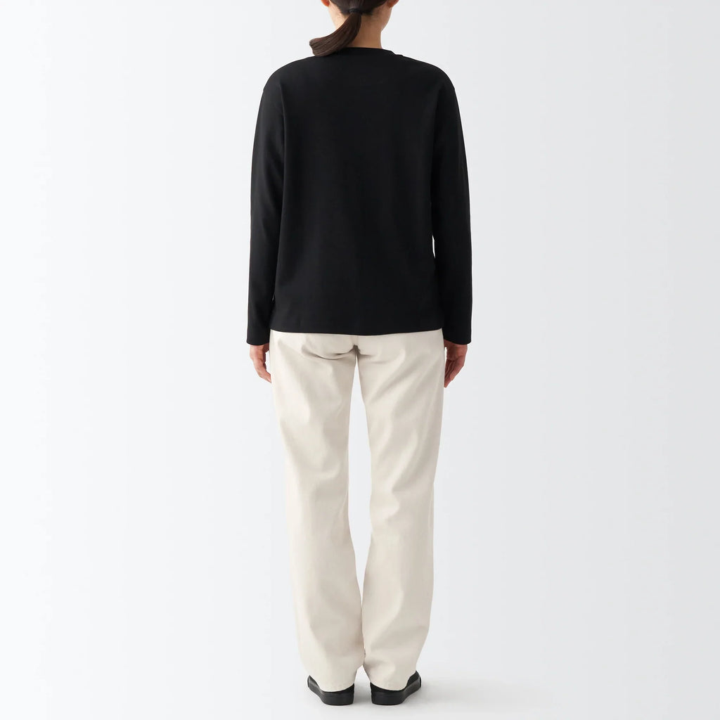 Women's Denim Regular Pants Natural (L 30inch / 77cm)