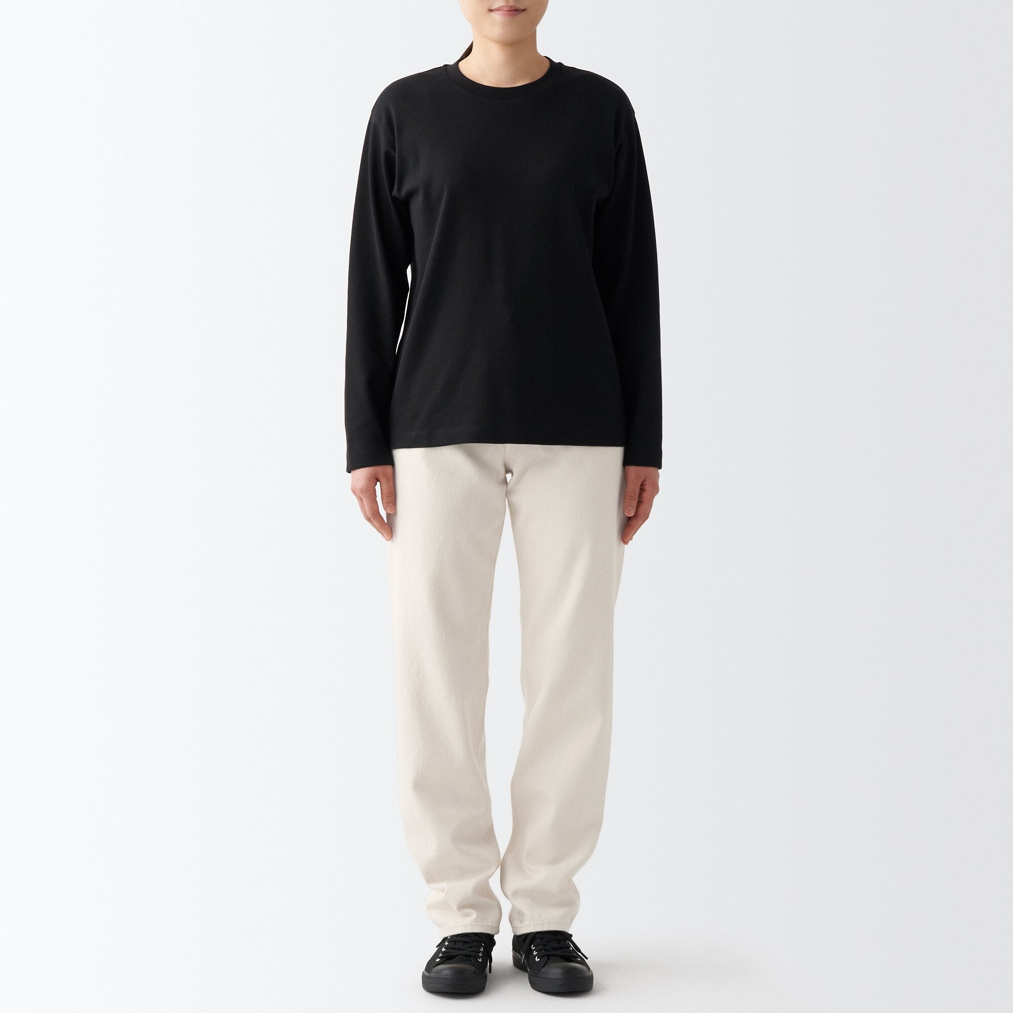 Women's Denim Regular Pants (L 30inch / 77cm)