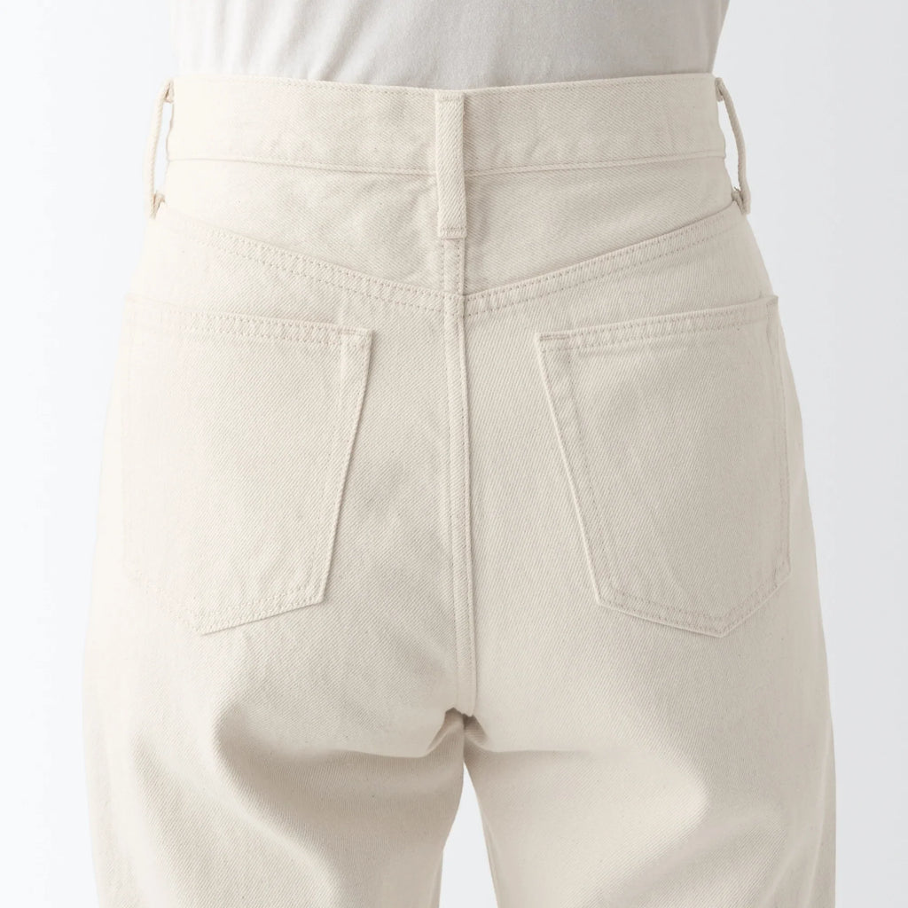 Women's Denim Regular Pants Natural (L 30inch / 77cm)