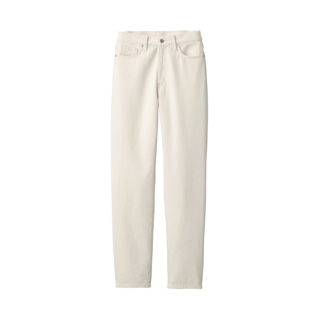 Women's Denim Regular Pants Natural (L 30inch / 77cm)