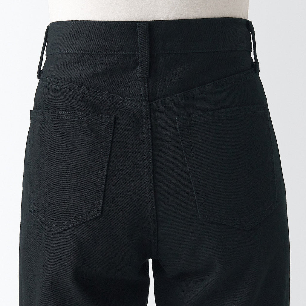 Women's Denim Regular Pants Black
