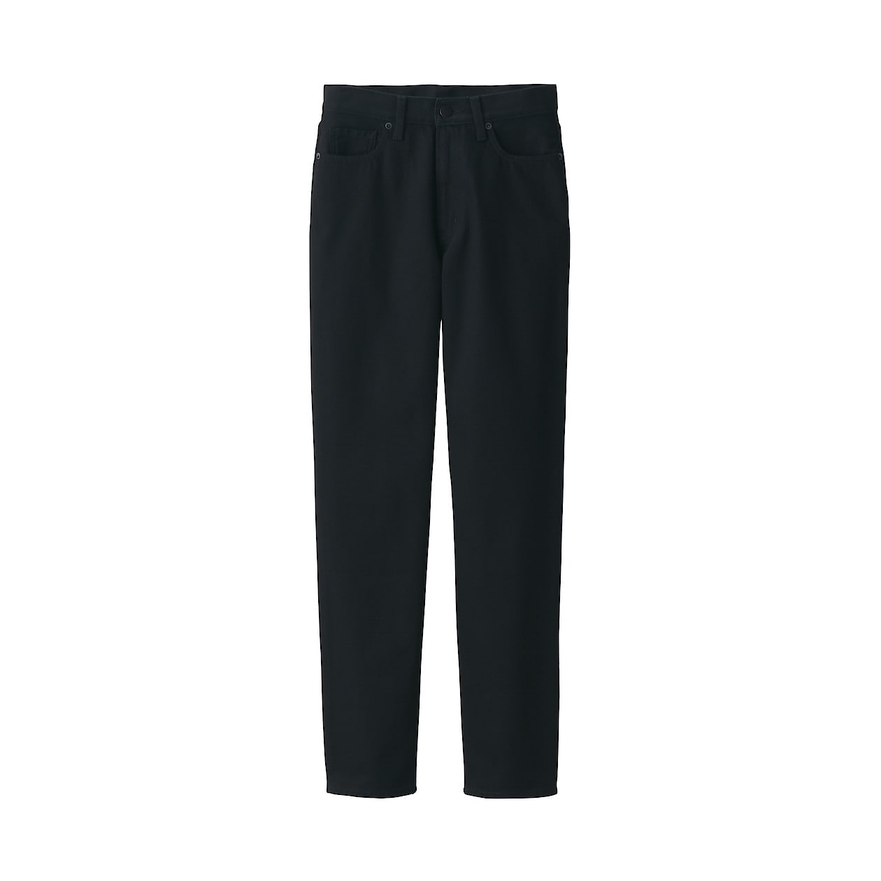 Women's Denim Regular Pants Black
