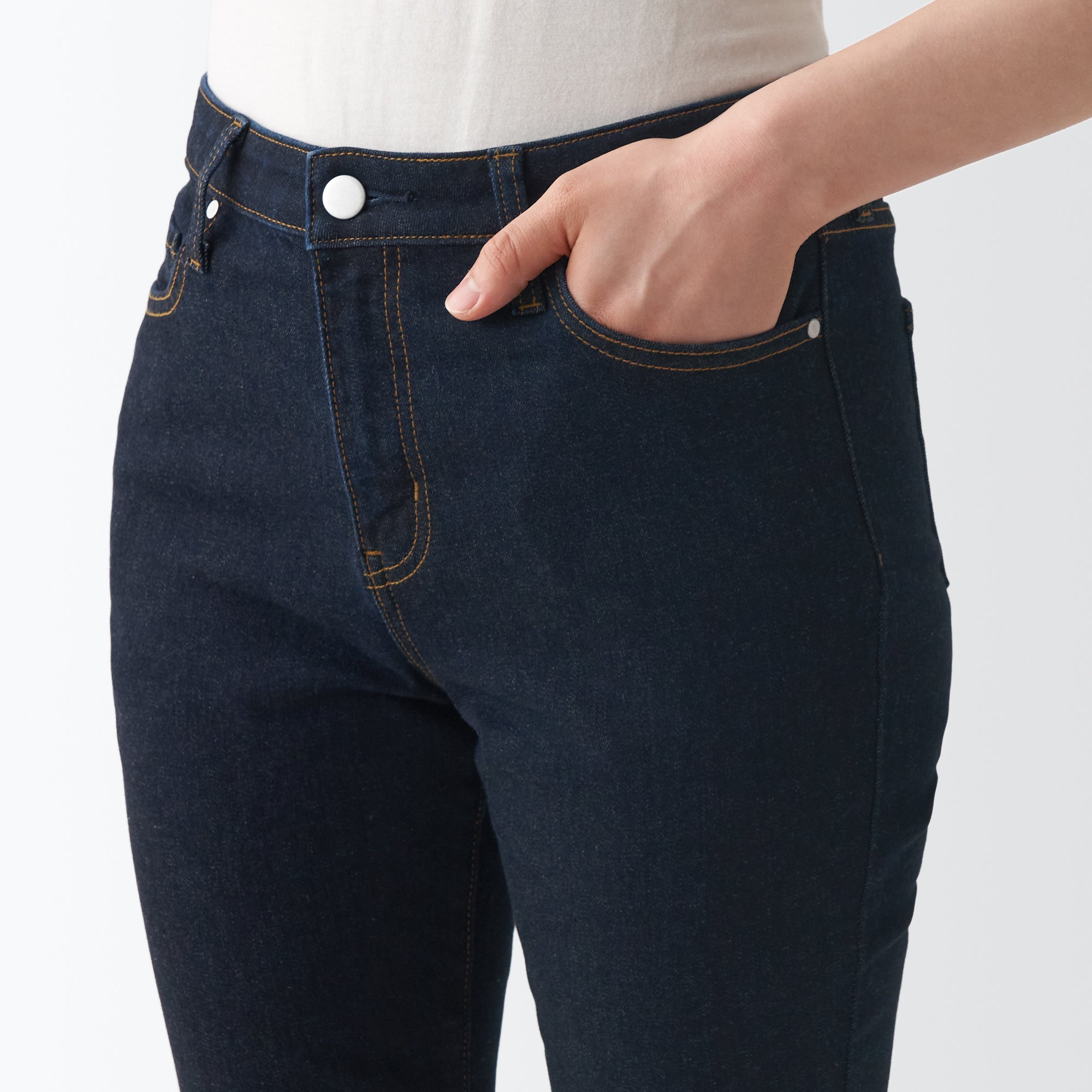 Women's Super Stretch Denim Skinny Pants Dark Navy