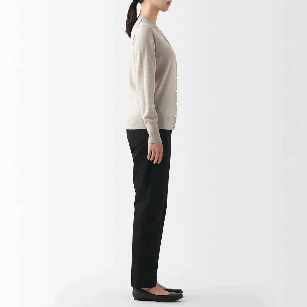 Women's 4-Way Stretch Chino Slim Tapered Pants (L32)