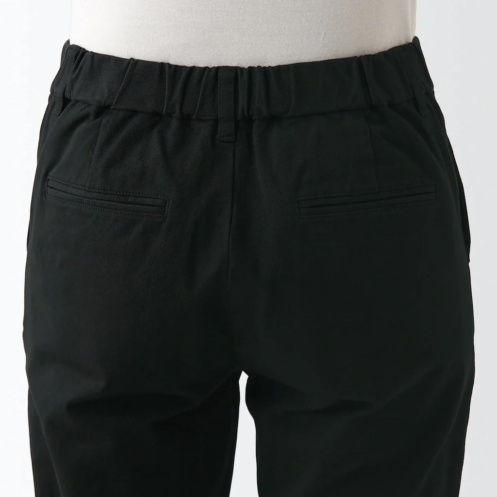 Women's 4-Way Stretch Chino Slim Tapered Pants (L 32inch / 82cm)