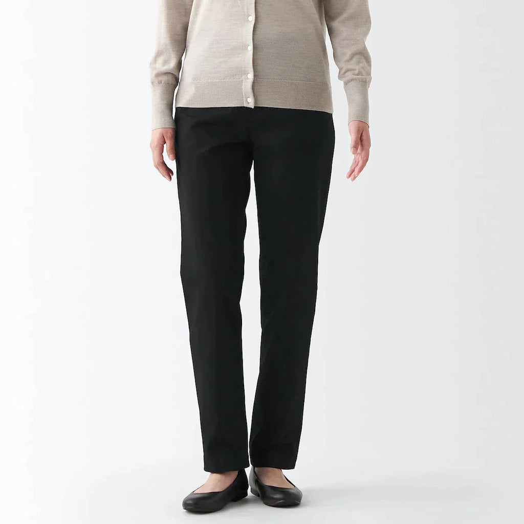 Women's 4-Way Stretch Chino Slim Tapered Pants (L32)