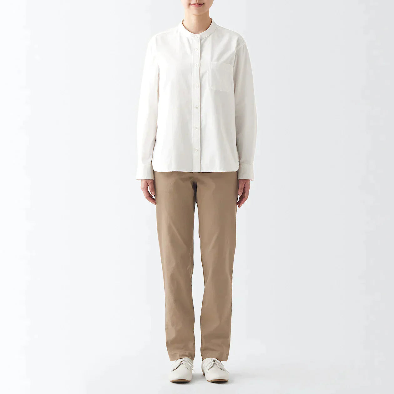 Women's 4-Way Stretch Chino Slim Tapered Pants (L32)