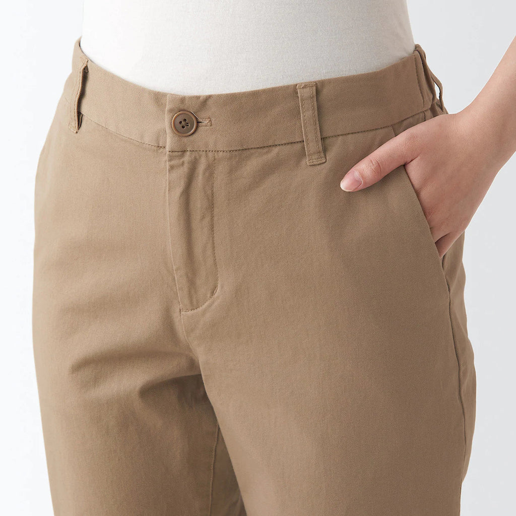 Women's 4-Way Stretch Chino Slim Tapered Pants (L32)