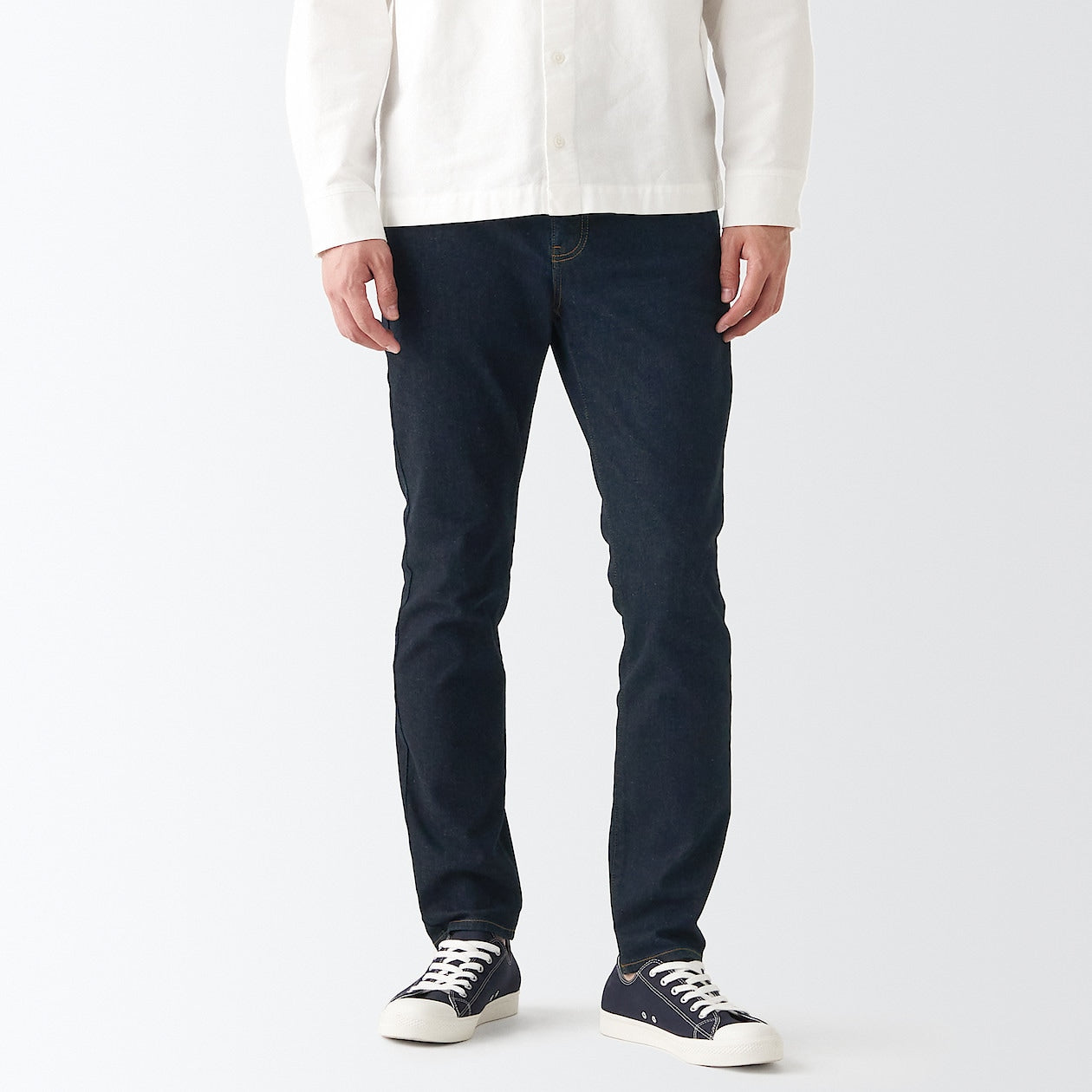 Men's Super Stretch Denim Skinny Pants Dark Navy (L30)