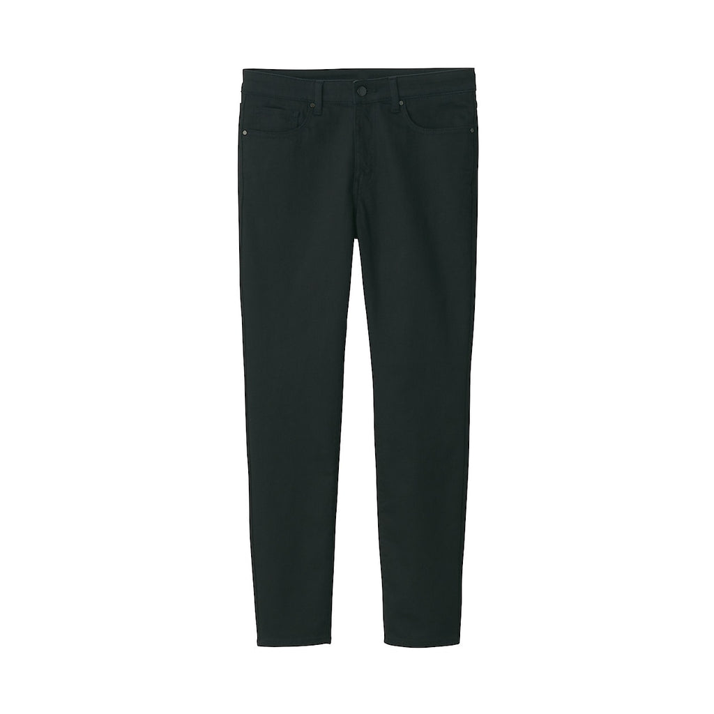 Men's Super Stretch Denim Skinny Pants Black (L 30inch / 76cm)