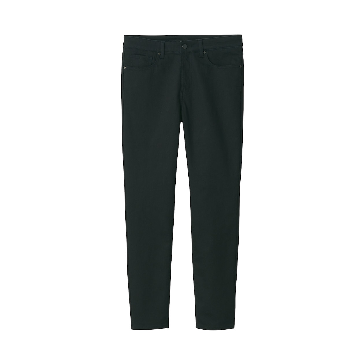 Men's Super Stretch Denim Skinny Pants Black (L 30inch / 76cm)