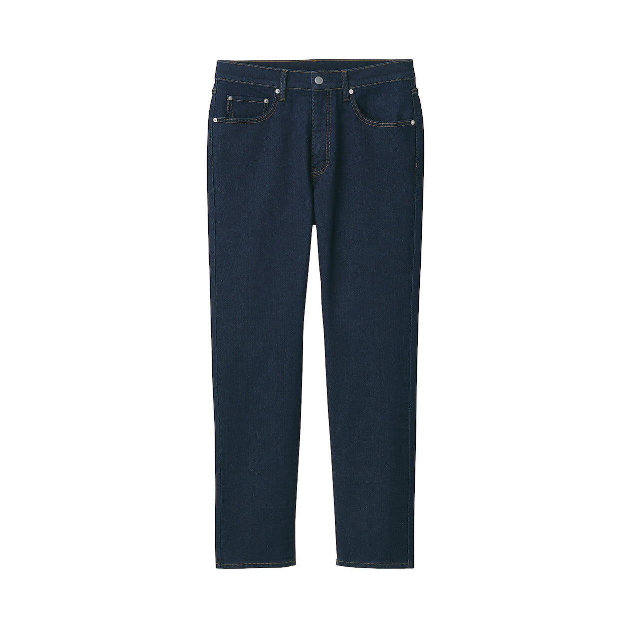 Men's Stretch Denim Slim Pants Dark Navy (L 30inch / 76cm)