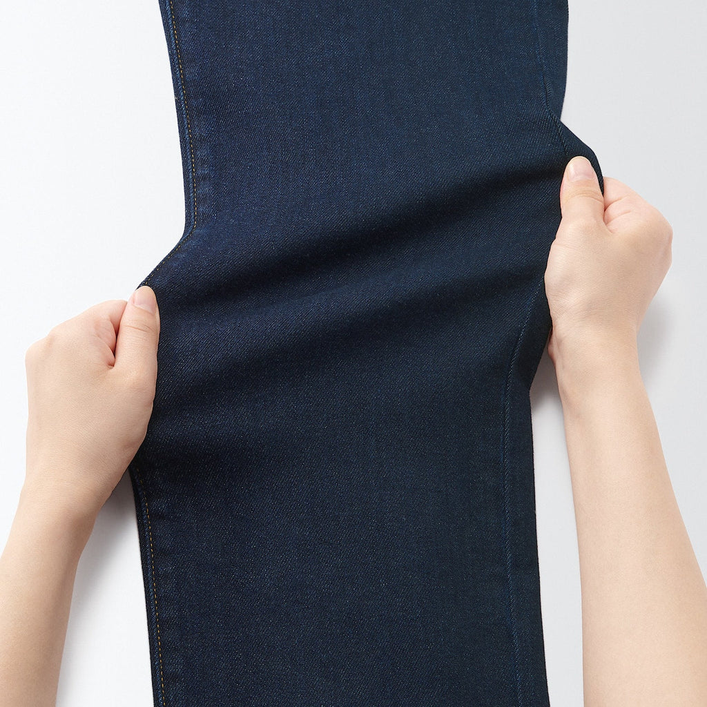 Men's Stretch Denim Slim Pants Dark Navy (L 30inch / 76cm)