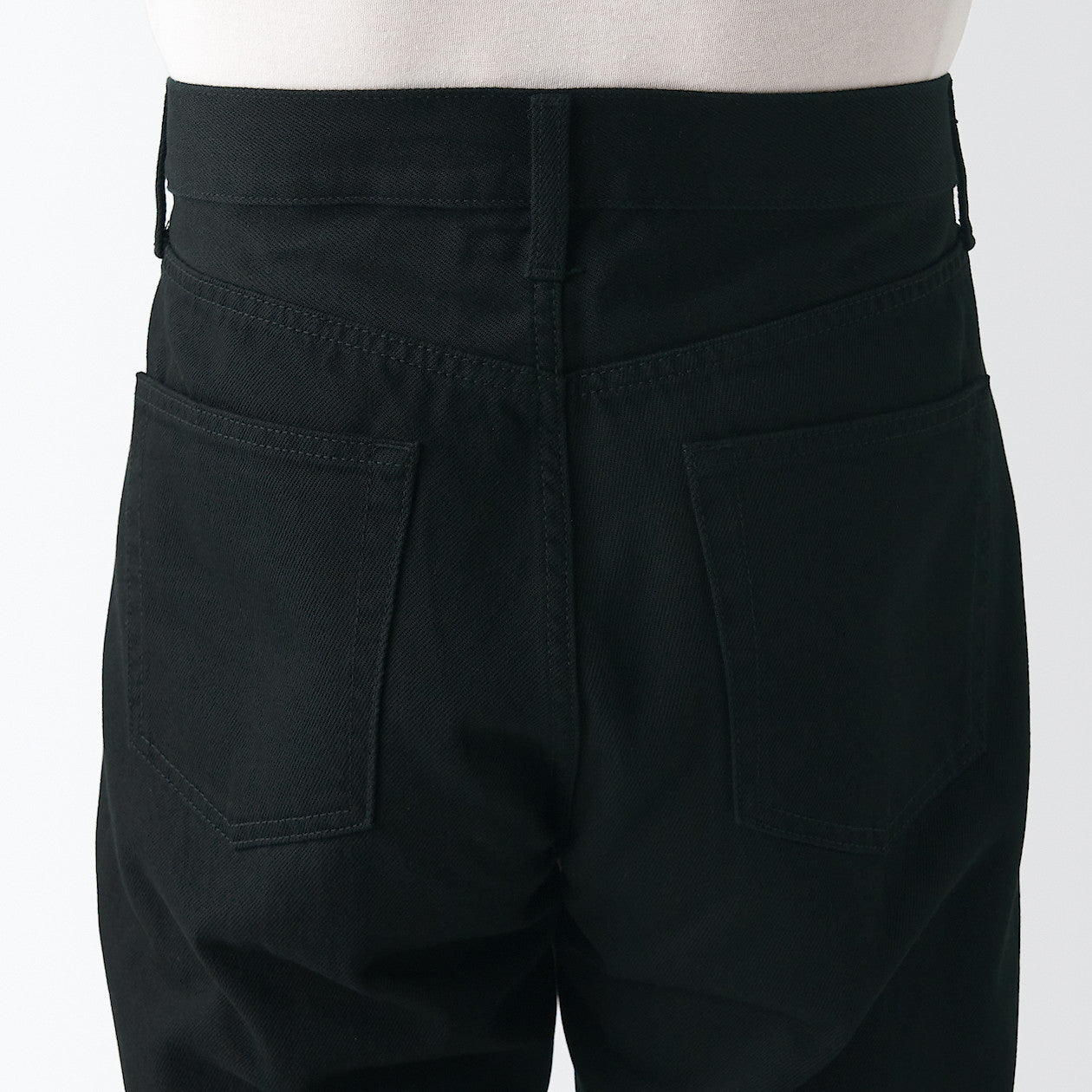 Men's Denim Regular Pants Black (L30)