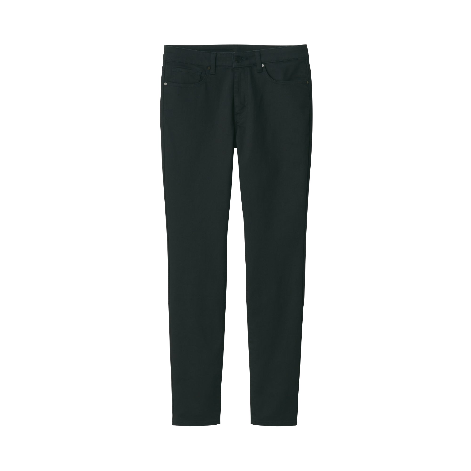 Men's Super Stretch Denim Skinny Pants Black (L32)